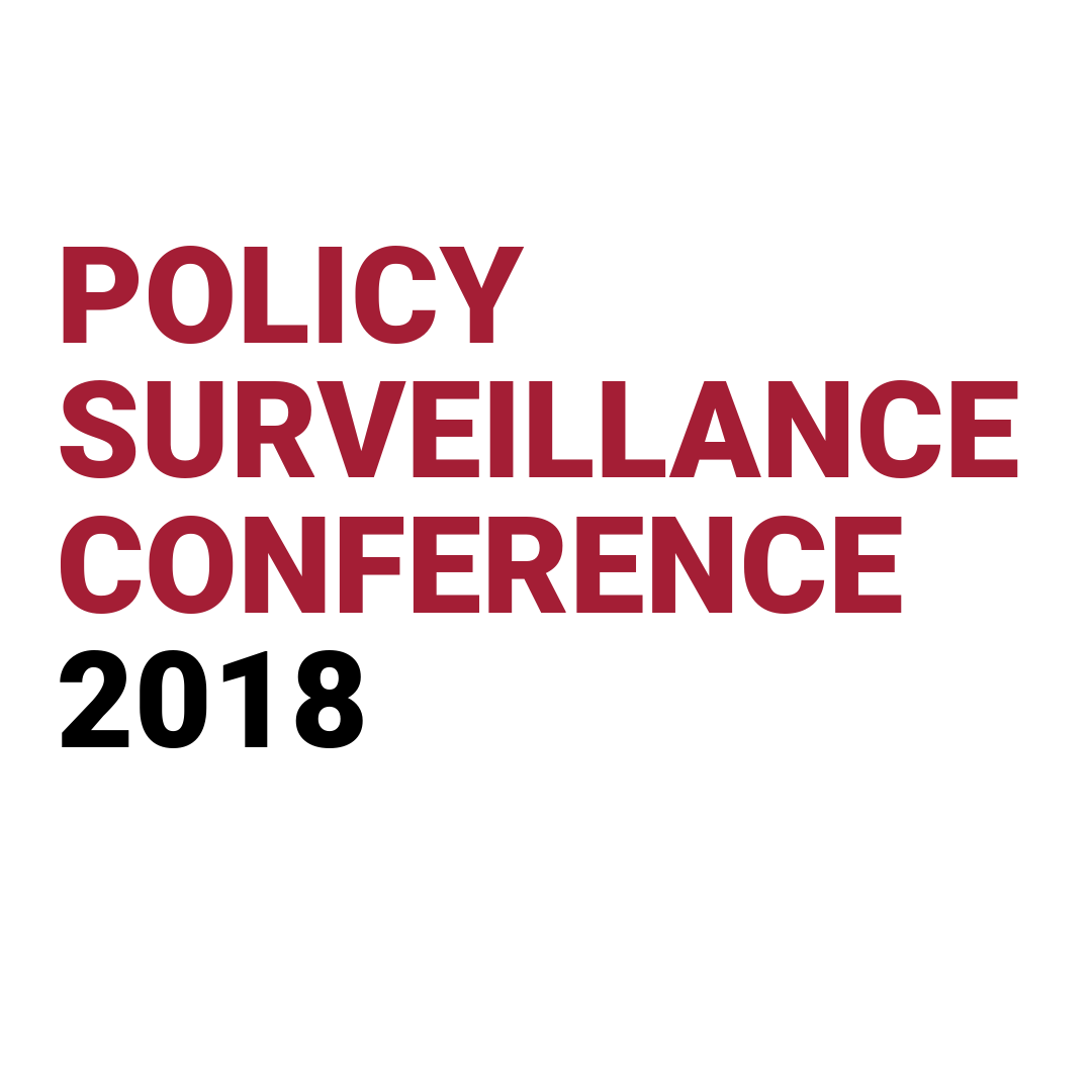 Policy Surveillance Conference 2018